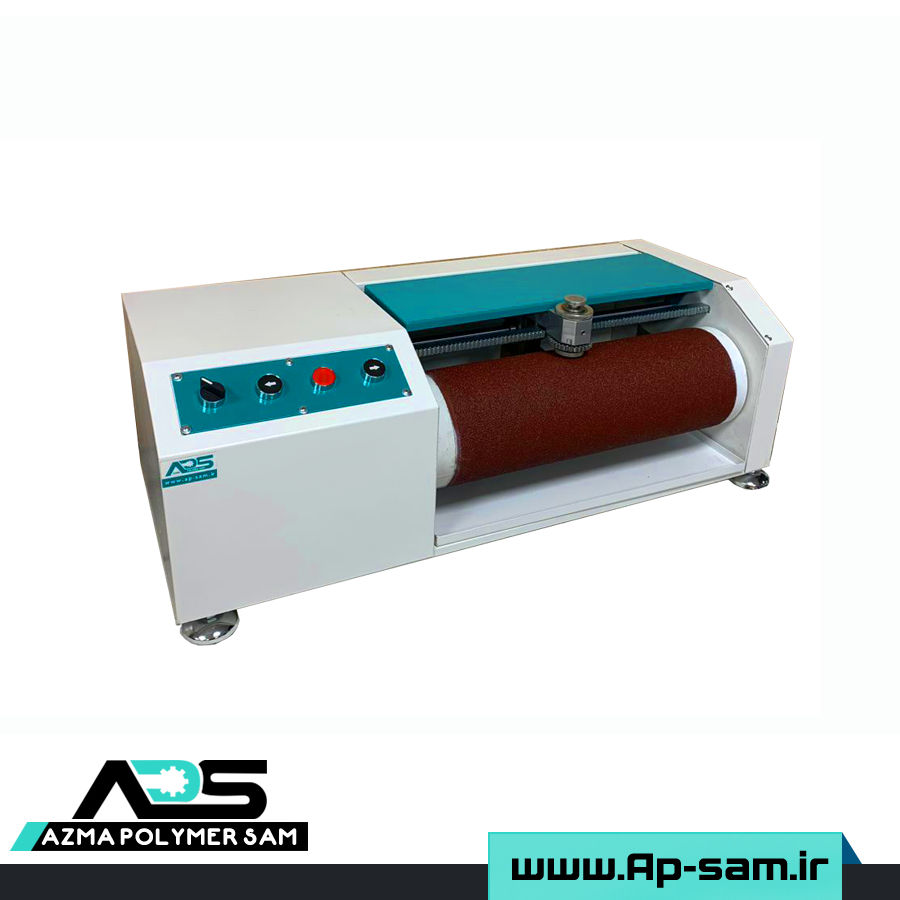 عکس دستگاه سایش استوانه ای چرخان لاستیک