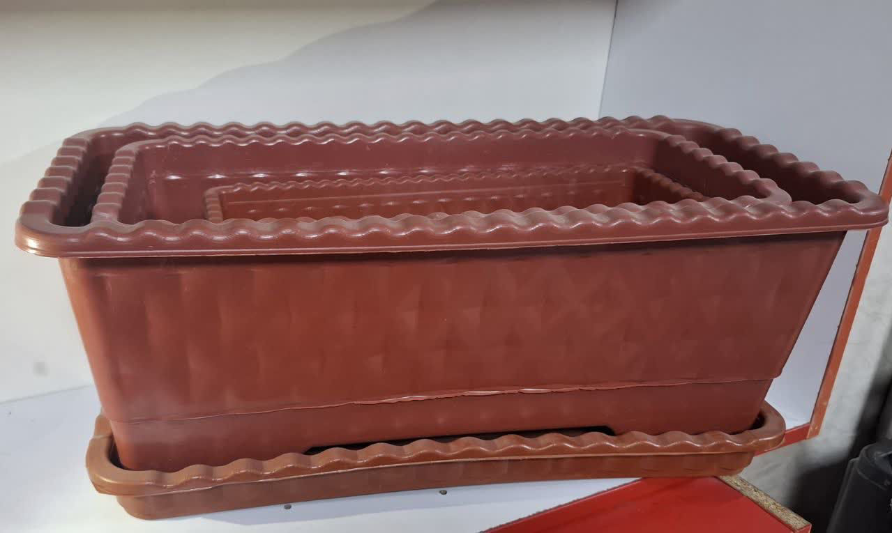 عکس گلدان‌مستطیل در ۴ سایز