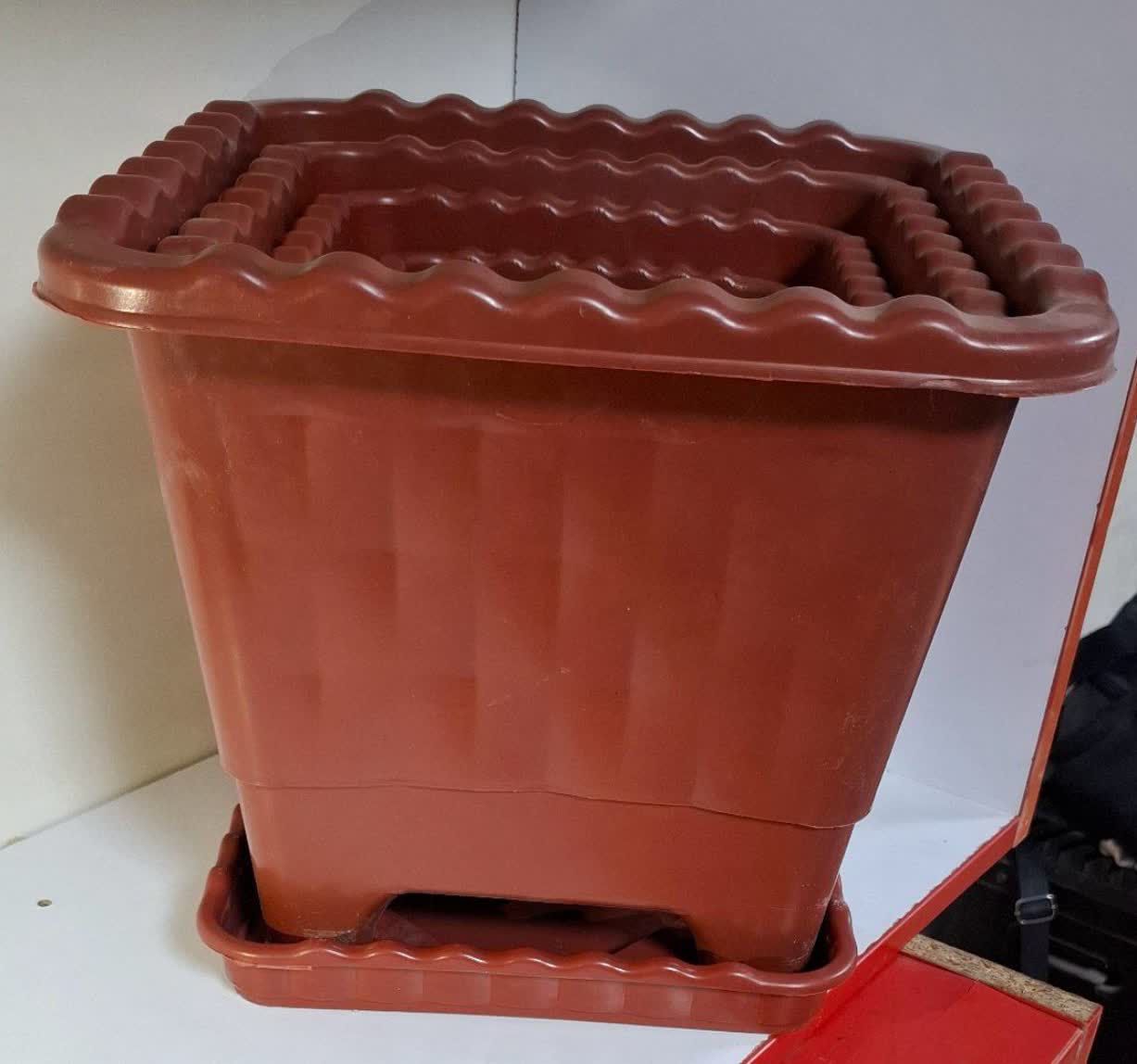 عکس گلدان‌ مربع در ۶ سایز