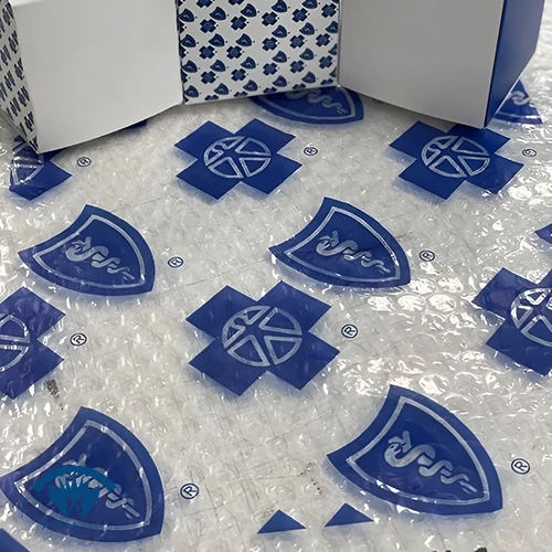 عکس نایلون حباب دار (ضربه گیر) چاپی