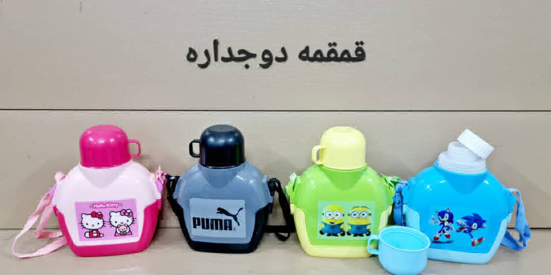 عکس قمقمه دو جداره تخت