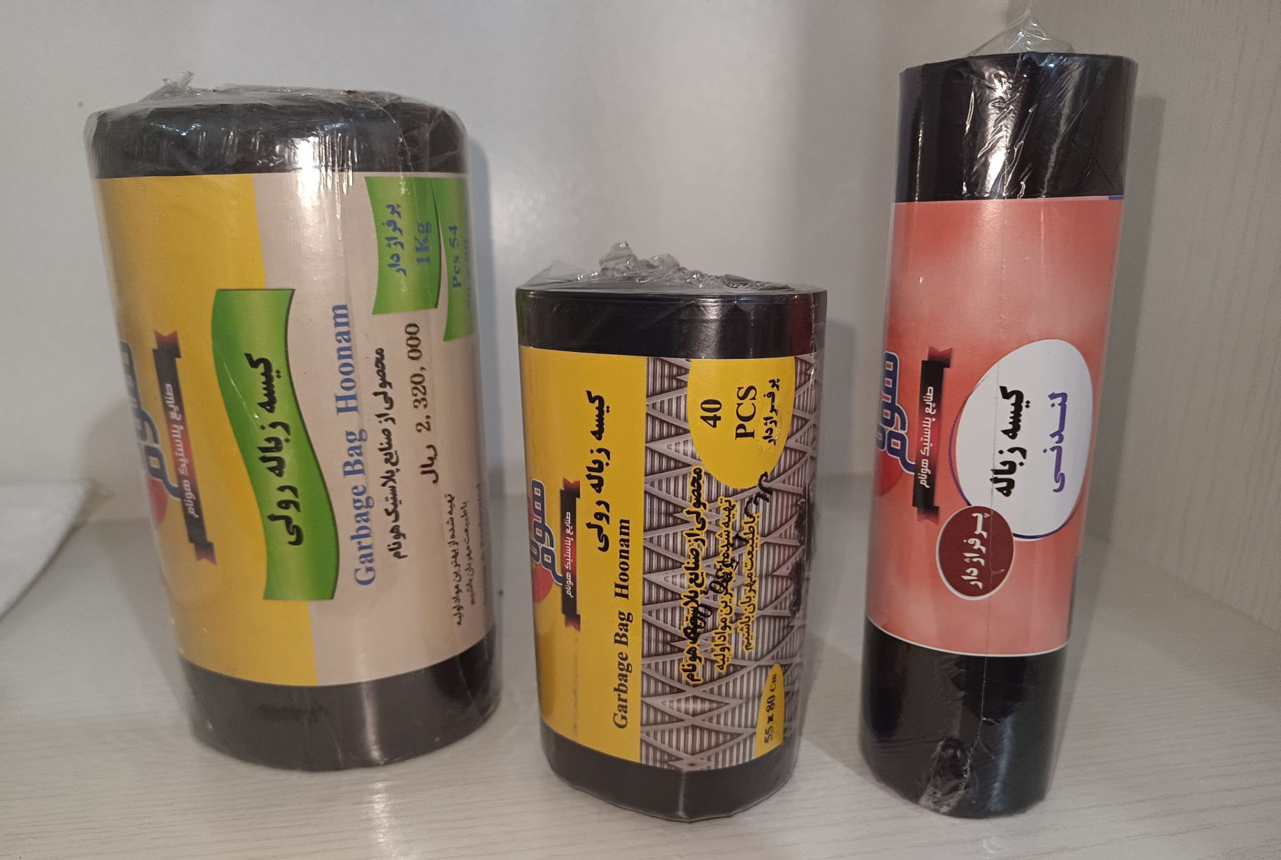 عکس کیسه زباله تک رول