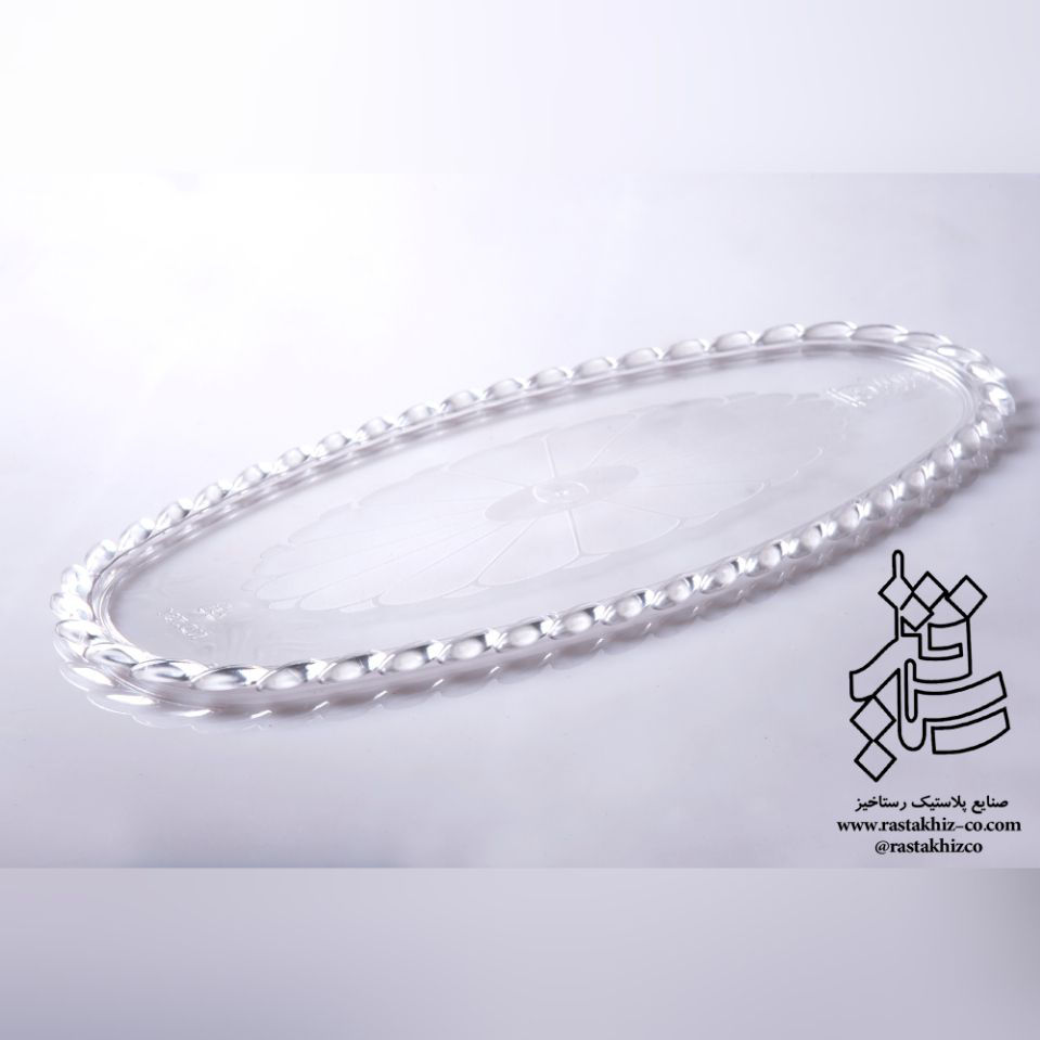 عکس سینی بیضی کریستال 731 در چند رنگ